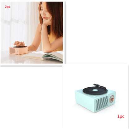 Retro Mini Bluetooth Phonograph Speaker