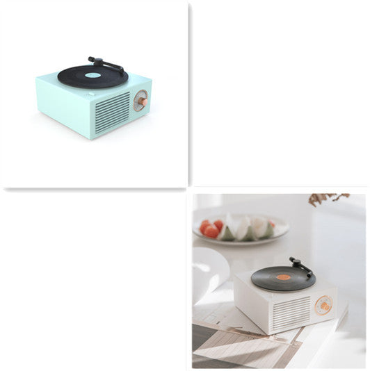 Retro Mini Bluetooth Phonograph Speaker