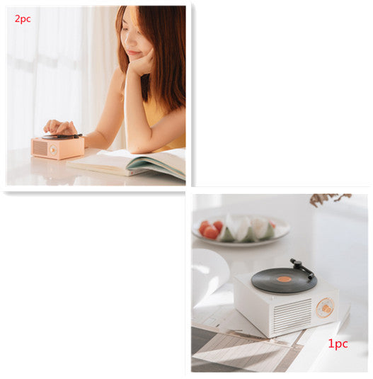 Retro Mini Bluetooth Phonograph Speaker