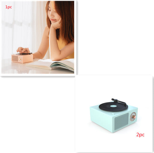 Retro Mini Bluetooth Phonograph Speaker